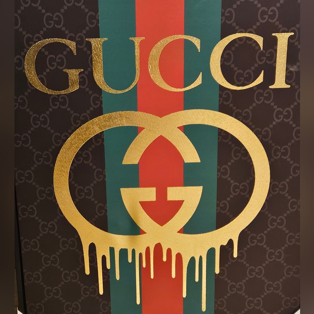 Venice Beach Collections  - GG Logo Drip - Canvas Wall - Picture 2 of 4